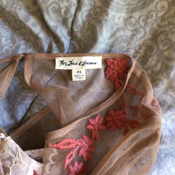 For Love and Lemons Mallorca Tulle Lace Mini Dress XS & S EUC - Picture 15 of 15